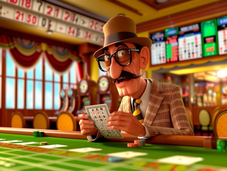 Tabel strategi dasar Blackjack yang ditampilkan di platform angsa4d